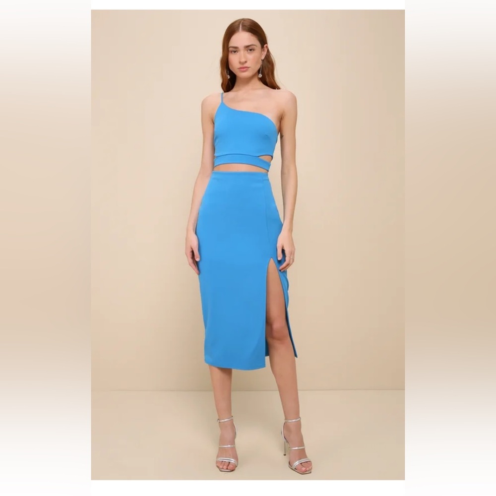 Xs One shoulder 2 piece Dress